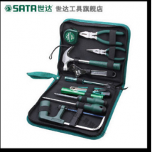 世达（SATA） 世达家用水电工工具箱家用维修装修组合工具套装06003