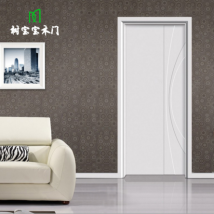 简约卧室门现代实木复合套装白色烤漆套装简约